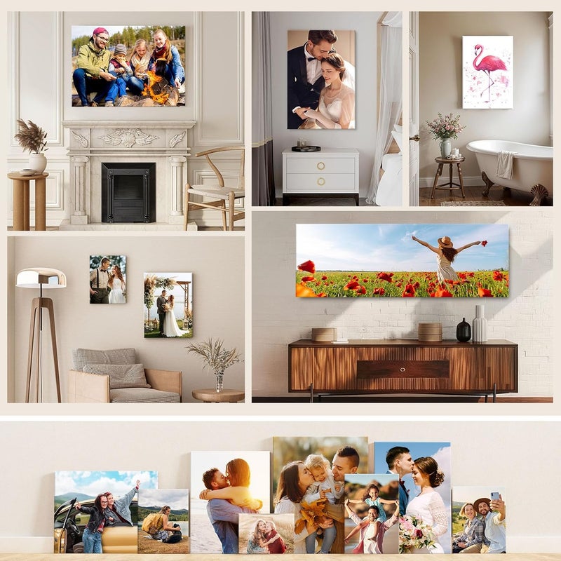 ART 4pcs DIY Wooden Canvas Stretcher Bars Canvas Frame Kit for Gallery Wraps – Sturdy Solid Wood Bars for Oil Paintings, Gallery, Posters, Diamond Painting, Home Studio Wall Decor - Image 5